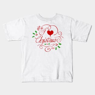 I Love Christmas Kids T-Shirt